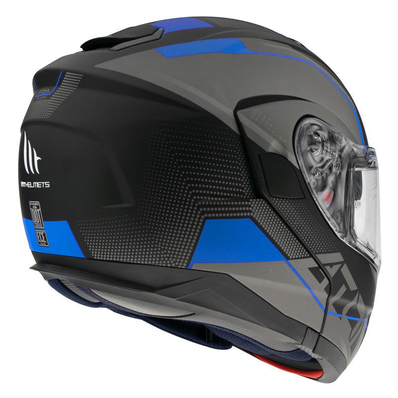 MT HELMETS ATOM SV QUARK E/S BLUE 3XL IT-025-729