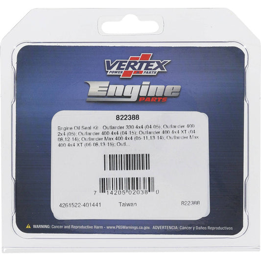 VERTEX OIL SEAL KIT 822388