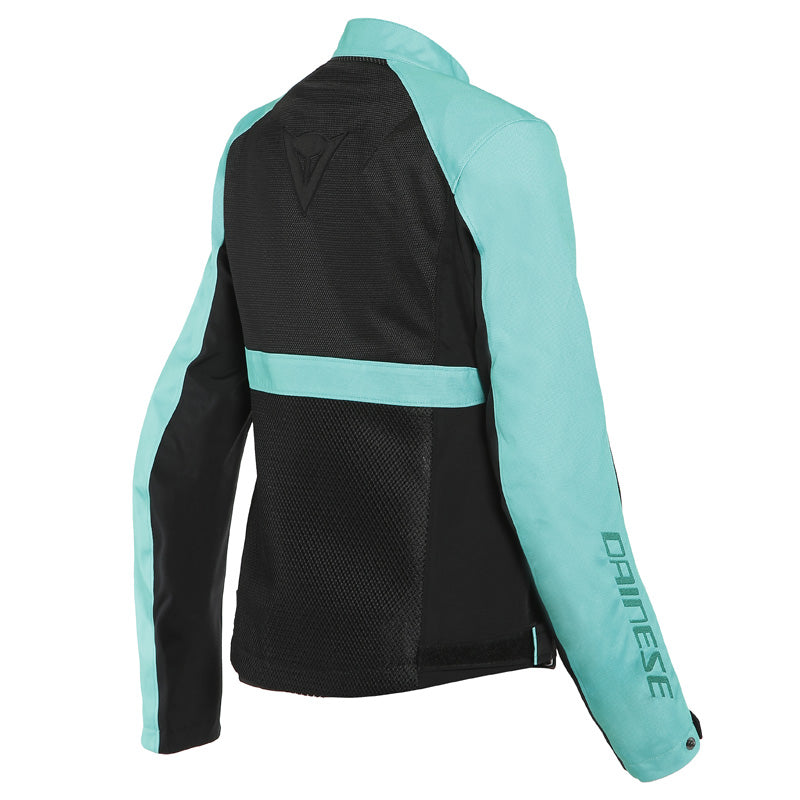 DAINESE RIBELLE AIR LADY TEX JACKET BLACK/ACQUA-GREEN 2735245-26F-40
