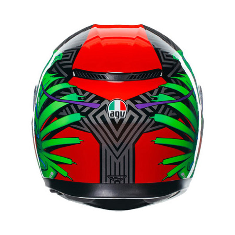AGV K3 KAMALEON BLACK/RED/GREEN S 2118381001013S