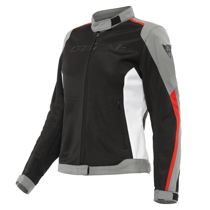 DAINESE HYDRAFLUX 2 AIR LADY D-DRY JKT BLACK/GRAY/RED 50 2654632-60F-50