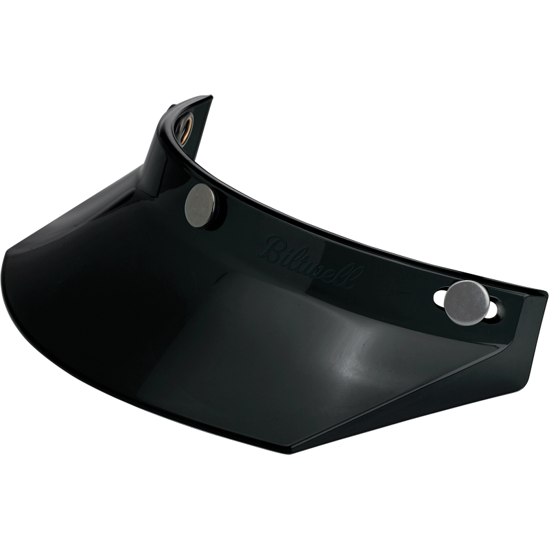 BILTWELL VISOR MOTO 3SNAP BLK 2002-561