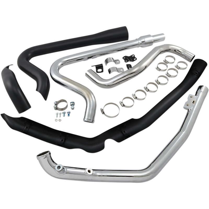 COBRA 17-18 FL TRUE DUAL  HEADPIPES BLK 6257RB