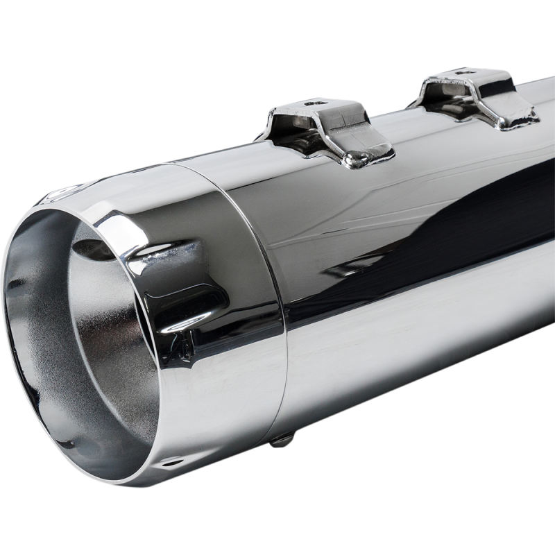 S&S CYCLE 17-19 4.5" MK45 FLHT CHR/CHR MUFF W/THRUST E CAP 550-0665