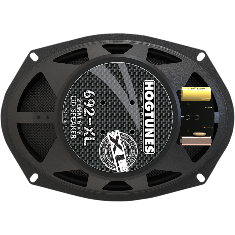 HOGTUNES XL SERIES 2 OHM 200 WATT 6"X9" LID SPEAKERS FOR 98-23 692-XL