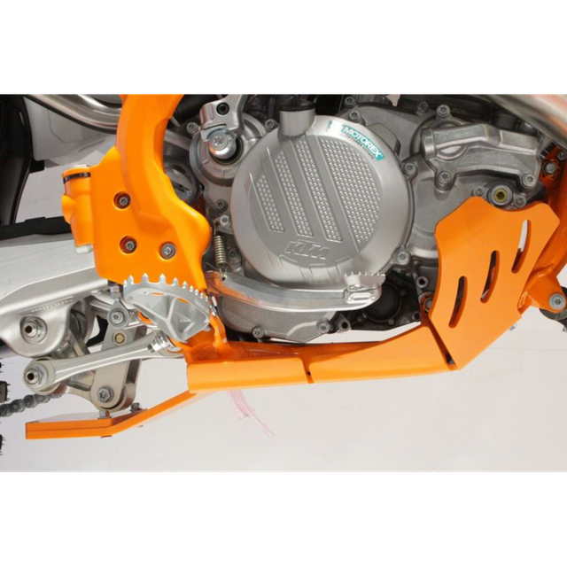 AXP RACING XTR SKIDPLATE 8MM KTM 250-300-SX-XC ORANGE AX1484