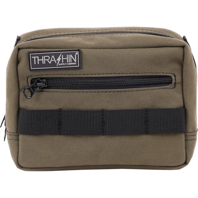 THRASHIN SUPPLY CO. BAG HANDLEBAR TSC GREEN THB-0007