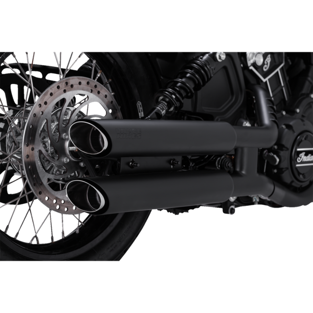 VANCE & HINES MUFFLERS 3"BLK TW SLASH SCOUT 48323