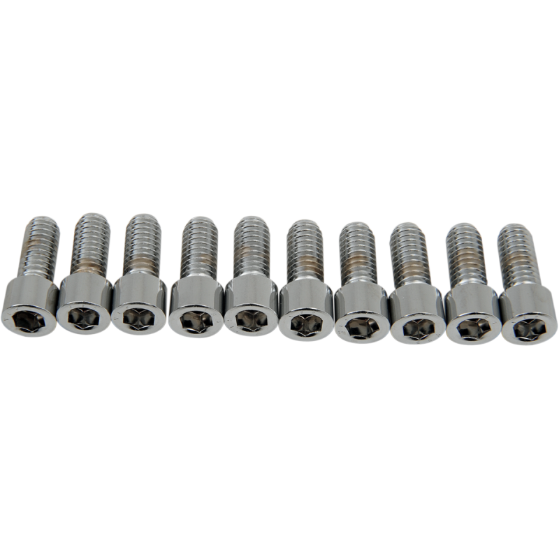 DRAG SPECIALTIES 5/16-18*3/4 SMOOTH ALLEN (10) CY-CHROME MPB215S