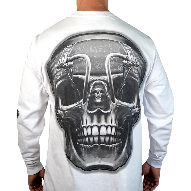 LETHAL THREAT SHIRT LS RIDETILDIE WT 2X LS20876XXL