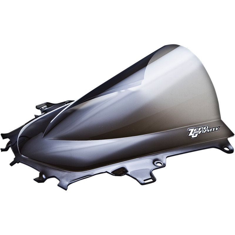 ZERO GRAVITY DOUBLE BUBBLE WINDSCREEN - SMOKE - R1 16-542M-02