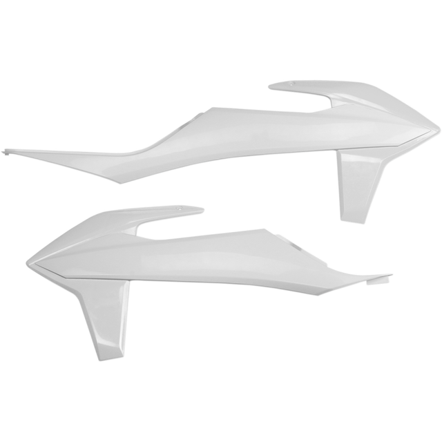 UFO RAD COVERS SX/SXF WHITE KT04092-047