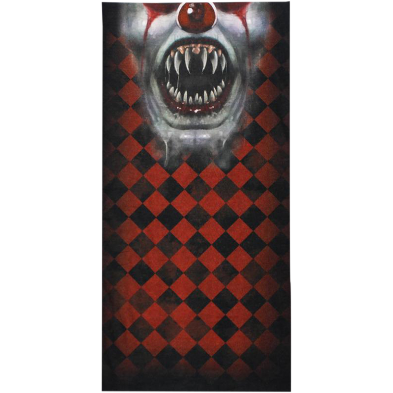 LETHAL THREAT CLOWN FACE NECK SCARF NS90803