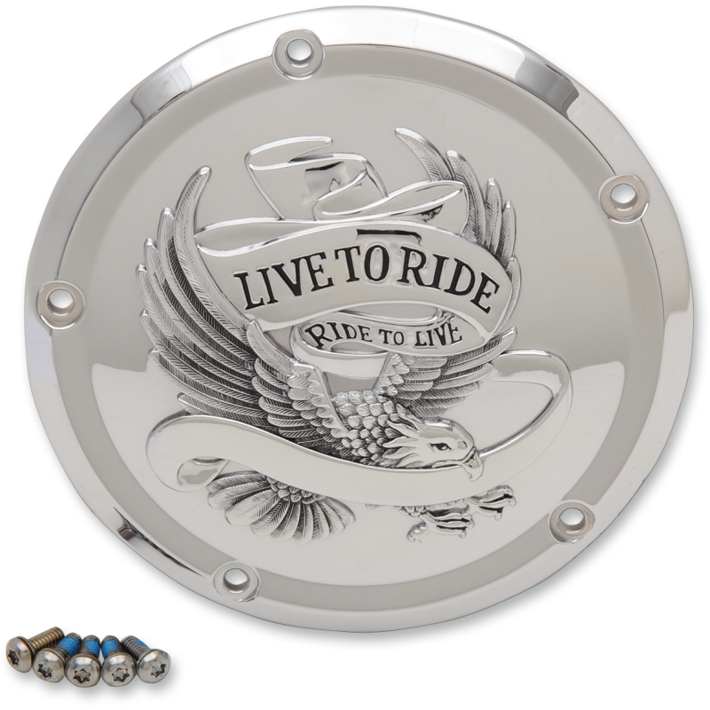 DRAG SPECIALTIES COVER DRBY CHR LTR 16-19 FLHT D33-0110CA