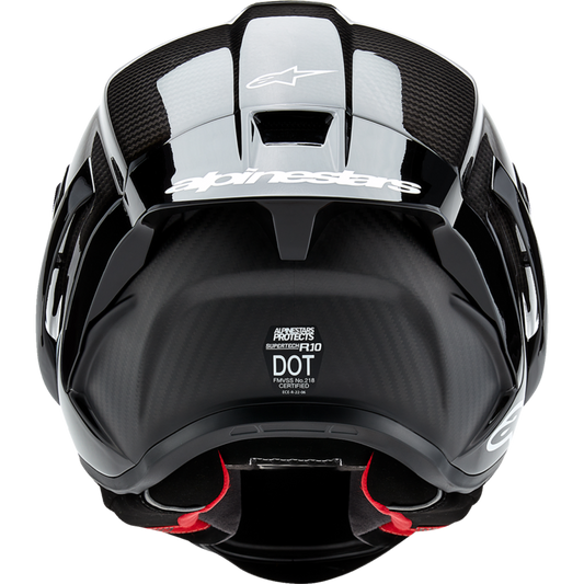 ALPINESTARS (ROAD) S-R10 SOLID HELMET BLK CARB M&G XL 8200124-1902-XL