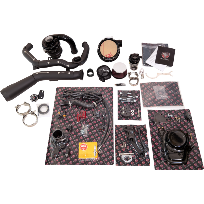 TRASK TORNADO PERFORMANCE KIT - M8 - BLACK TM-7600-BK