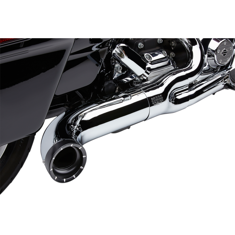 COBRA EXHAUST 2:1 W/TIP CHR FLH 6270-1