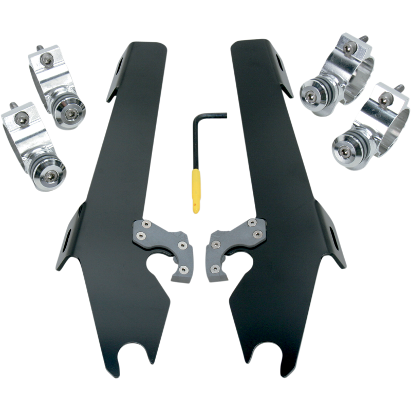 MEMPHIS SHADES METRIC 04-13 VICTORY VEGAS BW MOUNT KIT BLACK MEK1930