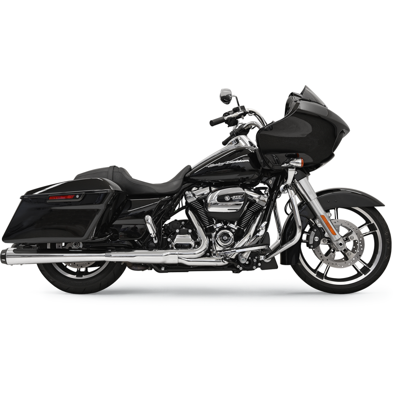 BASSANI XHAUST 17-UP FL MUFFLERS MEGA 4" CHR/BLK TIPS 1F572R