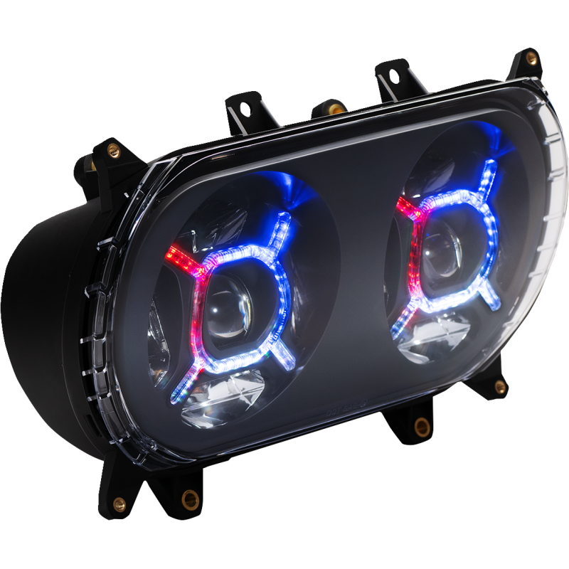 CUSTOM DYNAMICS HEADLIGHTS PGDBLX LED BLK PG-RG-B