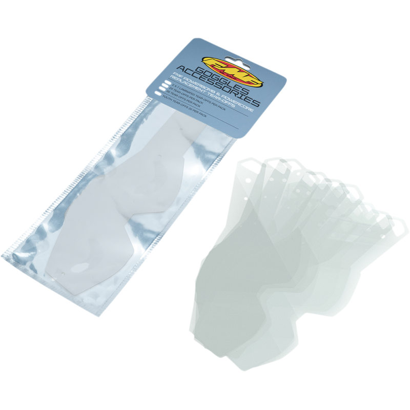 FMF FMF POWERBOMB/POWERCORE YOUTH STANDARD TEAR-OFFS - 20 PK F-59019-00001