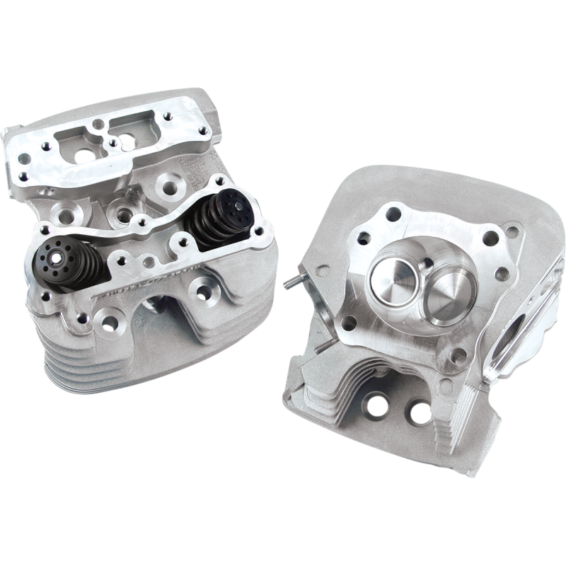 S&S CYCLE 06-17T/C 79CC SILVER CYL HEADS 106-3227