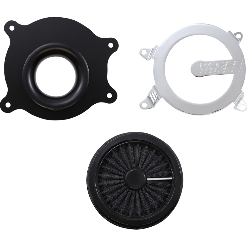 VANCE & HINES M8 AIR CLEANER V02 CAGE F CHR 70356