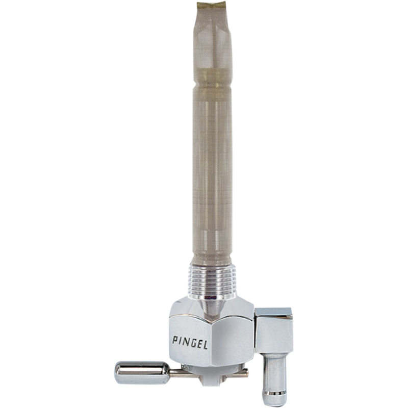 PINGEL 3/8NPT SMOOTH HEX 180DEG INWARD G/VALVE 6211-CH