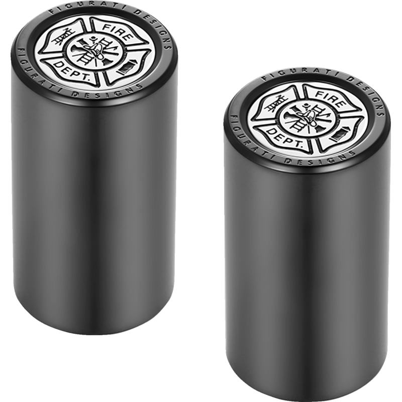 FIGURATI DESIGNS ND MAG DOCKING COVERS BLACK WITH MALTESE CROSS 25.2X46.5MM FD74-DC-25.2/46.5-BLK