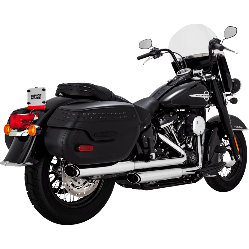VANCE & HINES MUFFLERS 3"CHR TW SLASH 18+STH 16379