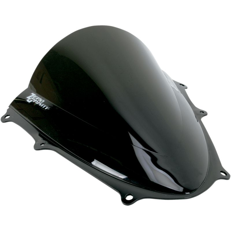 ZERO GRAVITY DOUBLE BUBBLE WINDSCREEN - DARK SMOKE - GSXR1 09-16 16-113-19