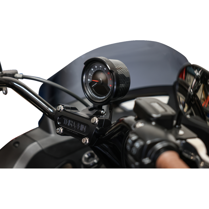 THRASHIN SUPPLY CO. GAUGE RELOC KT FXLRS BLK TSC-2710-1