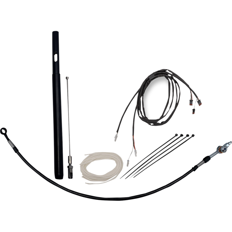 FAT BAGGERS INC INSTALL KIT BLK 8" 21FLHT 109016-B