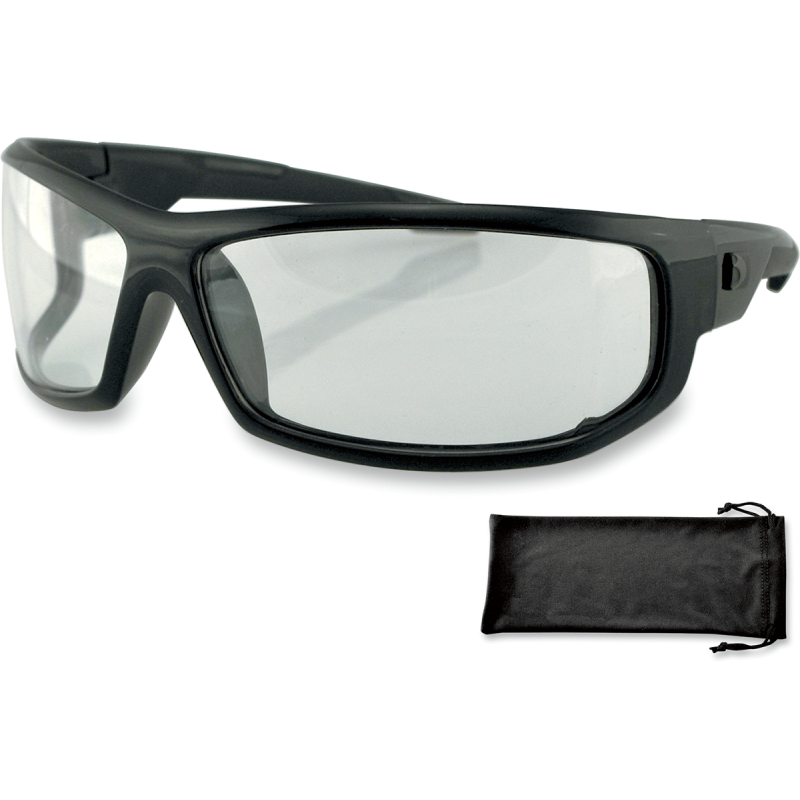 BOBSTER AXL BLK FRAME ANTI-FOG CLEAR LENSES EAXL001C