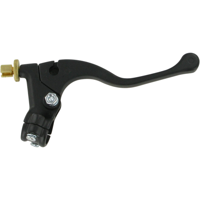 PARTS UNLIMITED SHORTY STYLE LEVER HON-BLACK-LEFT 43-1104L