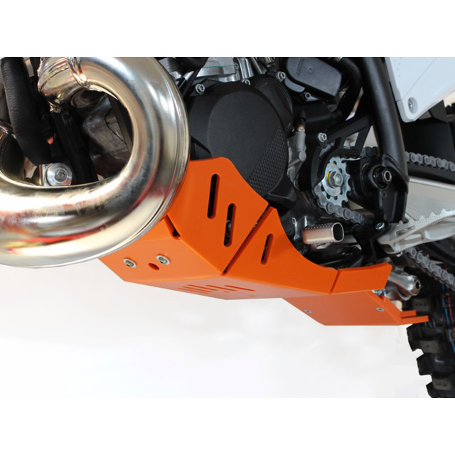 AXP RACING XTR SKIDPLATE 8MM KTM 250-300 SX-XC-TC TX ORANGE AX1649