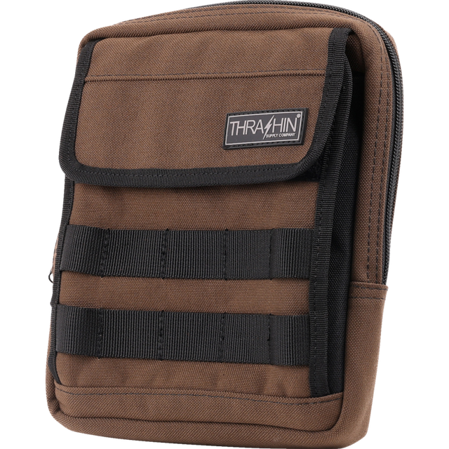 THRASHIN SUPPLY CO. BAG HANDLEBAR TSC SLIM BROWN THB-0032