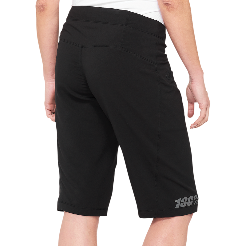 100% RIDECAMP WOMEN'S SHORTS BLACK SM 45901-001-10