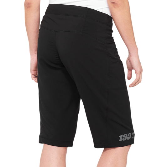 100% RIDECAMP WOMEN'S SHORTS BLACK SM 45901-001-10