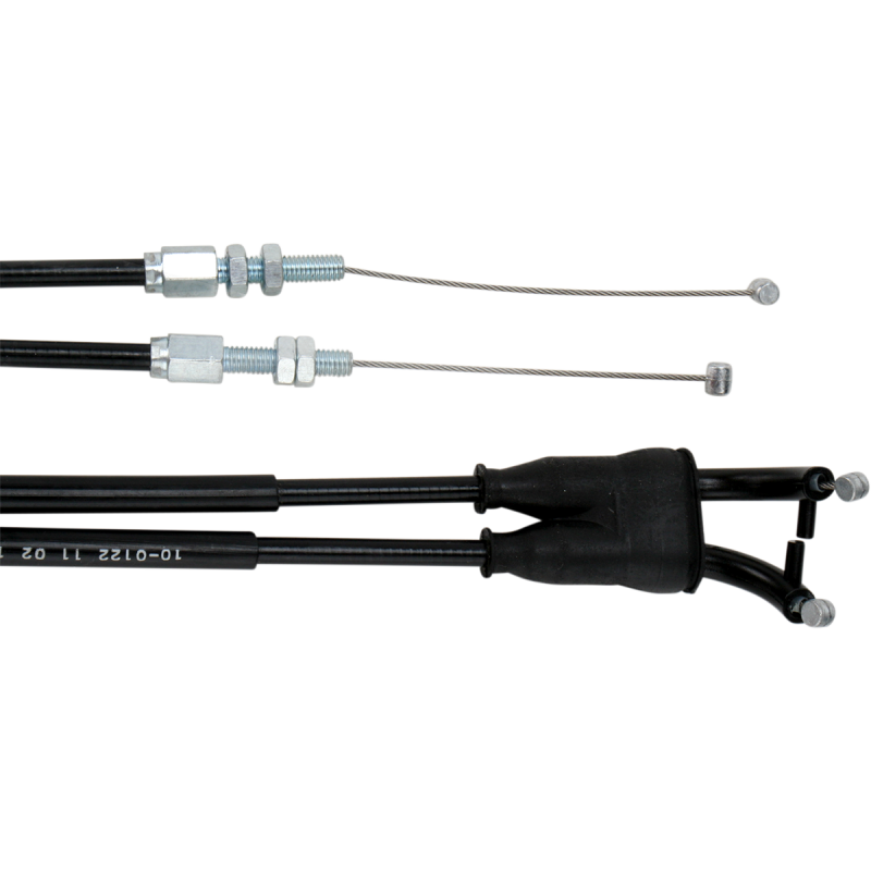 MOTION PRO THROTTLE CABLE PUSH-PULL BLACK VINYL SET 10-0122