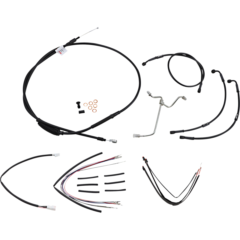 BURLY BRAND CONTROL KIT - 16" APE HANGER HANDLEBARS B30-1171