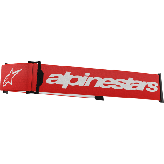 ALPINESTARS GOGGLES STRAP GOGGLE SUPERTECH RED/WHT 9400125-32