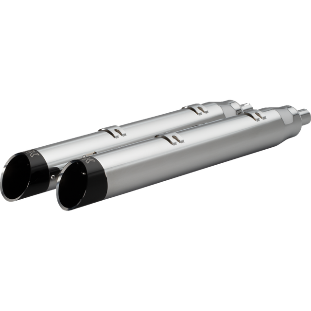 KHROME WERKS 4-1/2" WAR HAMMER MUFFLERS CHROME 202220