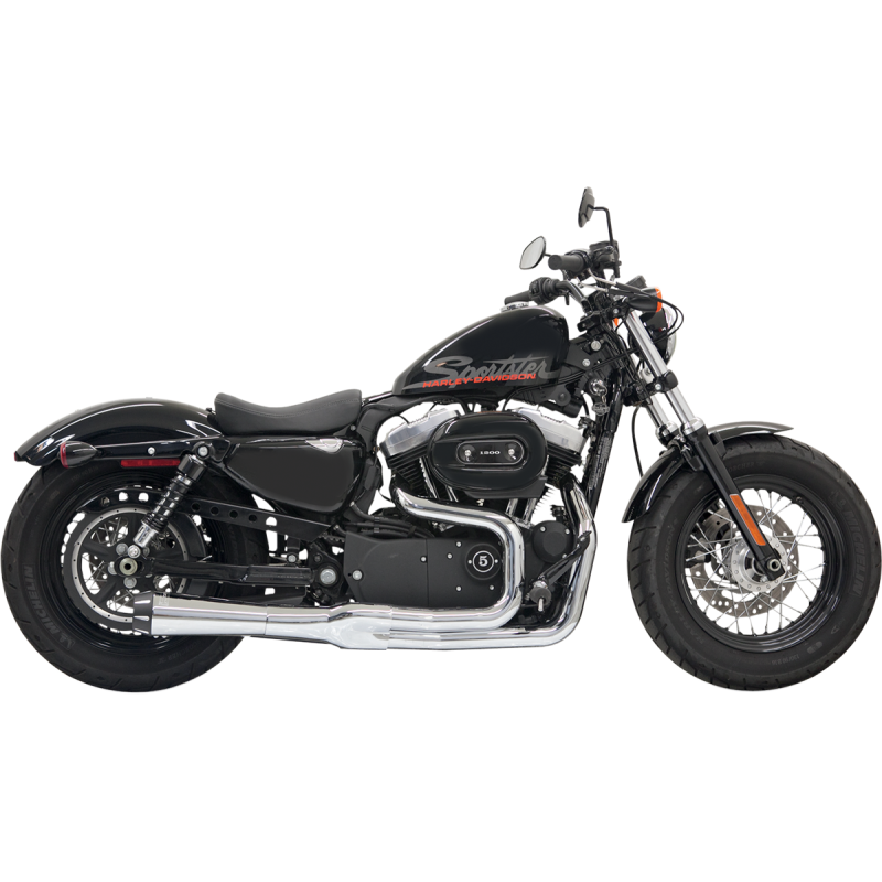 BASSANI XHAUST 04-13 XL MEGA POWER 2:1 FS CHROME 1X22R