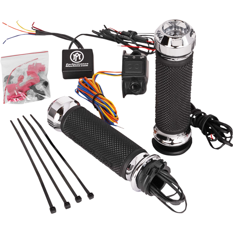 PERFORMANCE MACHINE GRIP HEATED APEX CH CBL 0063-2092-CH