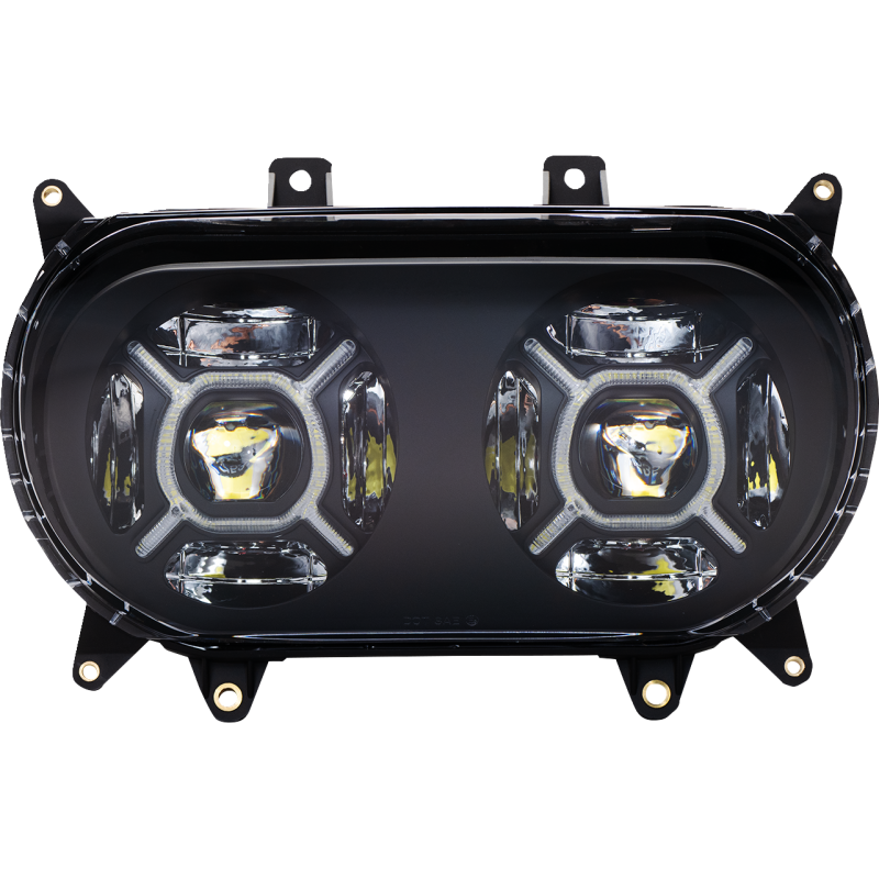 CUSTOM DYNAMICS HEADLIGHTS PGDBLX LED BLK PG-RG-B