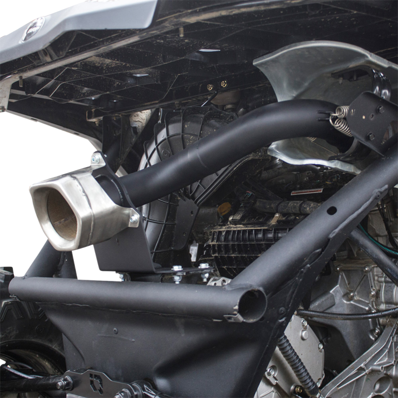 HMF ENGINEERING SLIP ON - MUFFLER DELETE CAN AM MAVERICK X3 BLACK CERAKOTE 16603638790