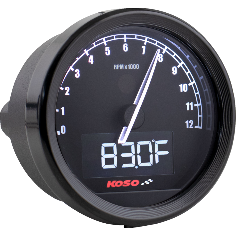 KOSO NORTH AMERICA TNT-05R TACHOMETER BLACK BA085101