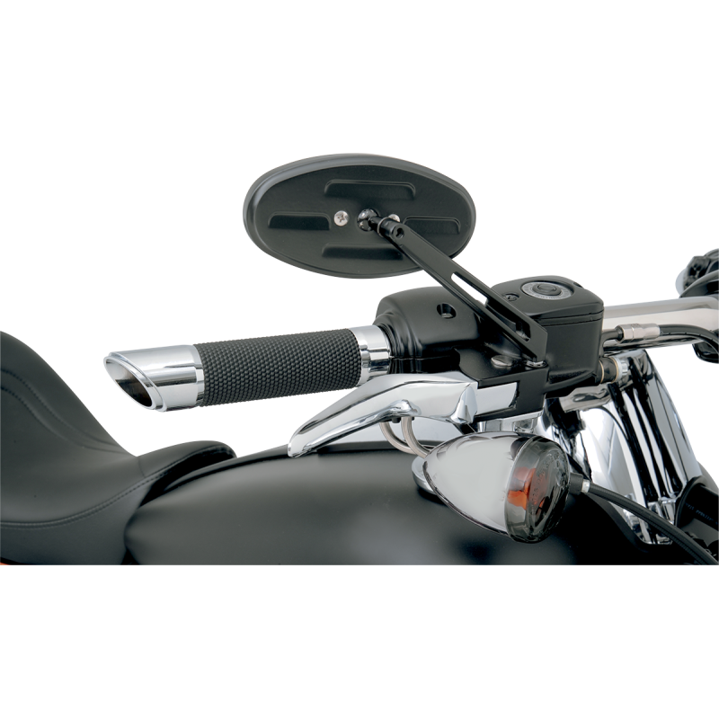 DRAG SPECIALTIES STEALTH II MIRROR BLACK (EA) 0640-0286
