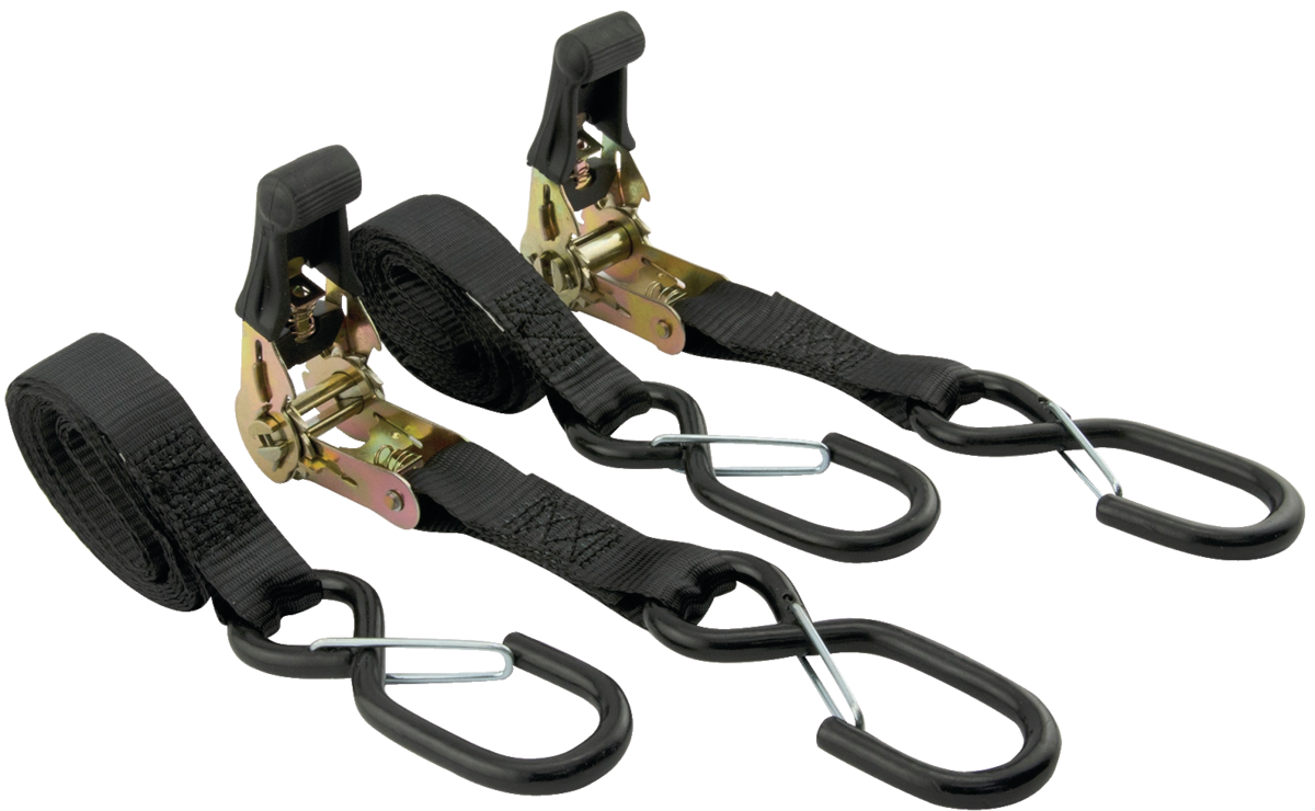 ERICKSON (2)1 X6' 1200 LB HD MOTO STRAP W/SAFETY 05709